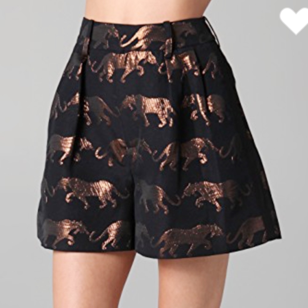 High waisted Gold Panther Shorts Marc Jacobs 10